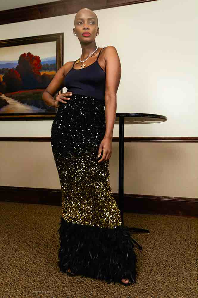 Nikki Feather Skirt