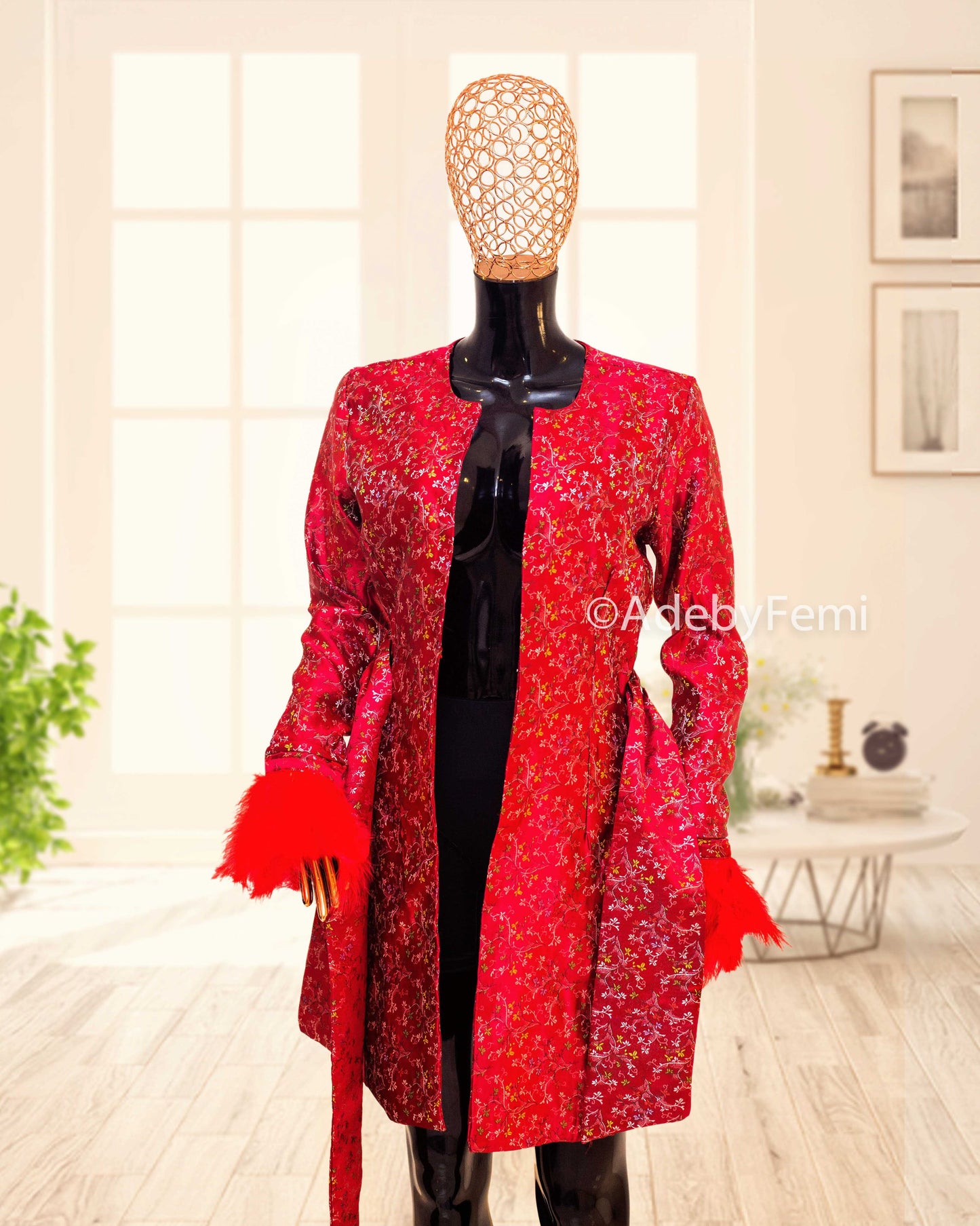 Anna dress unfastened