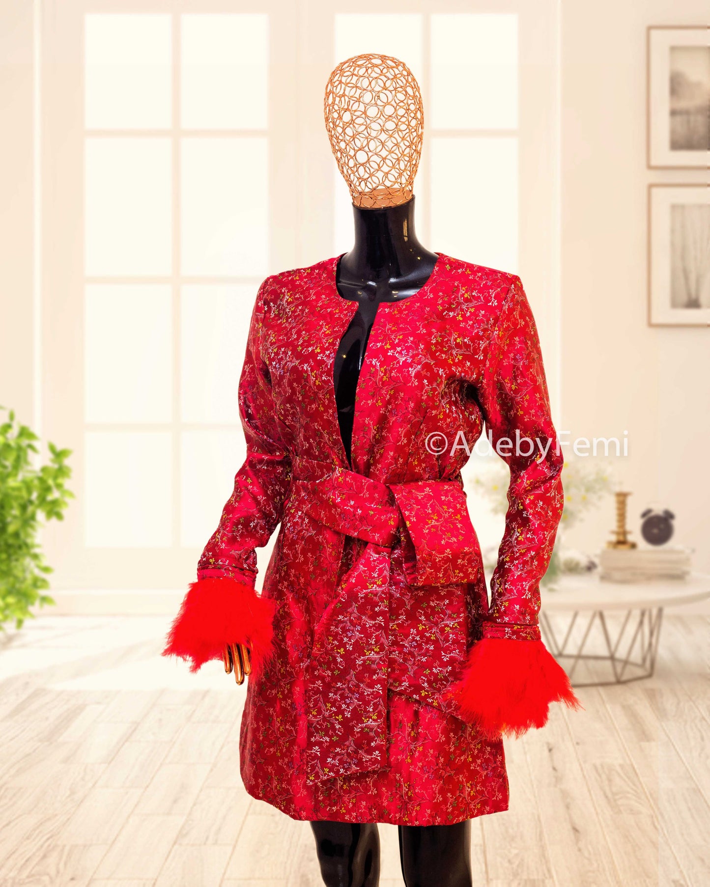 Anna dress fastened