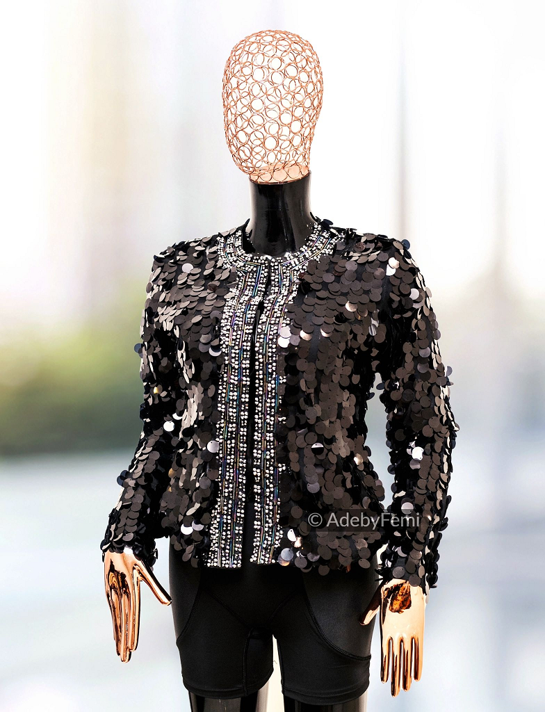 Ebonique sequined jacket