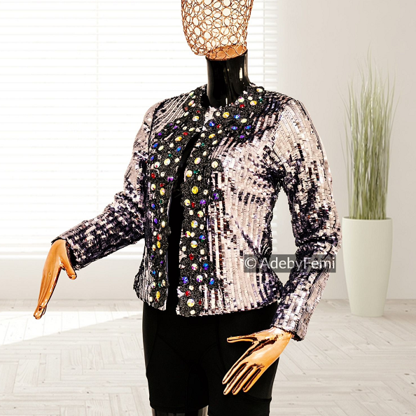 Faye iconic sequined jacket