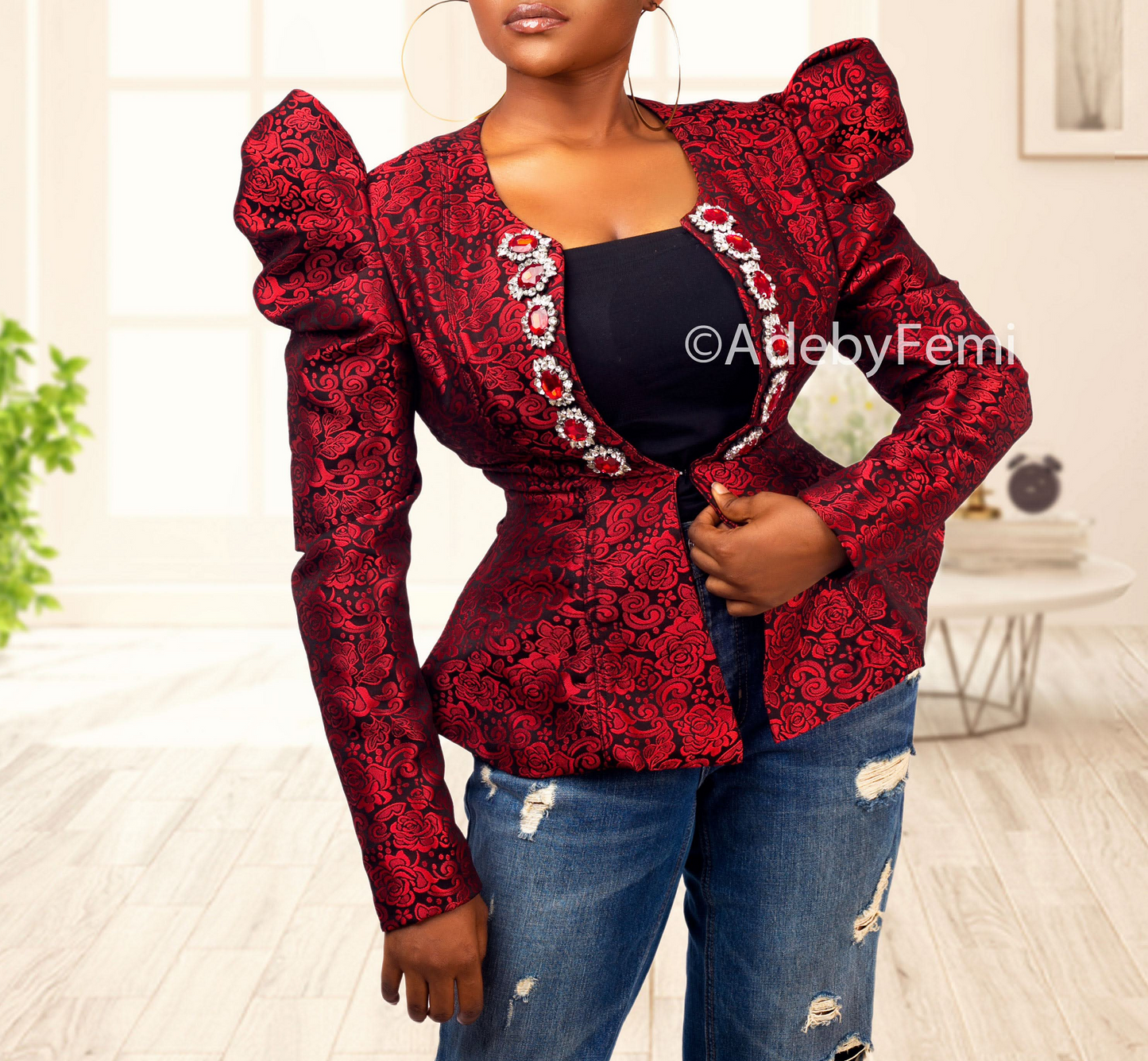 Roxanne wine standard length model close