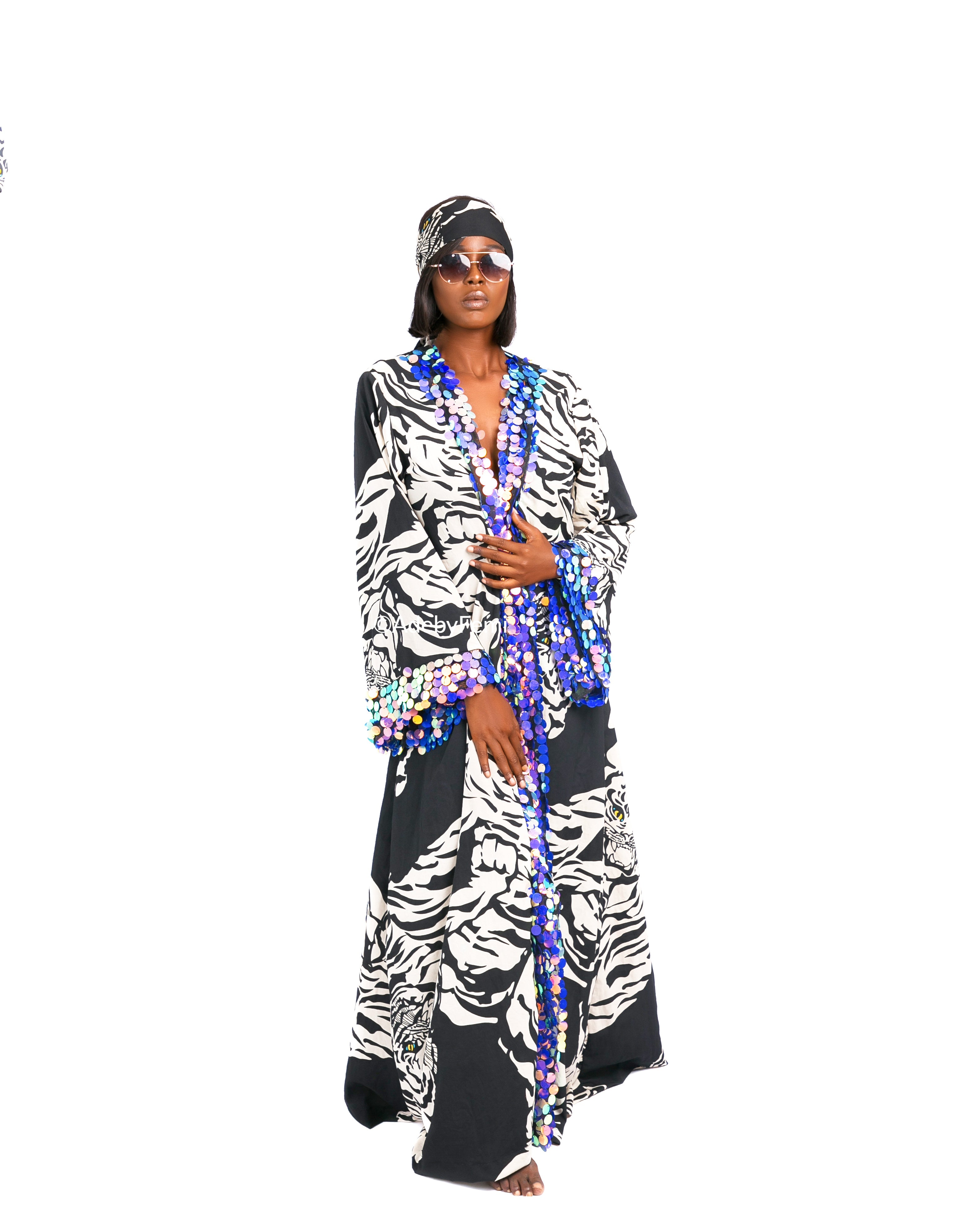 Snow tiger Kimono AdebyFemi