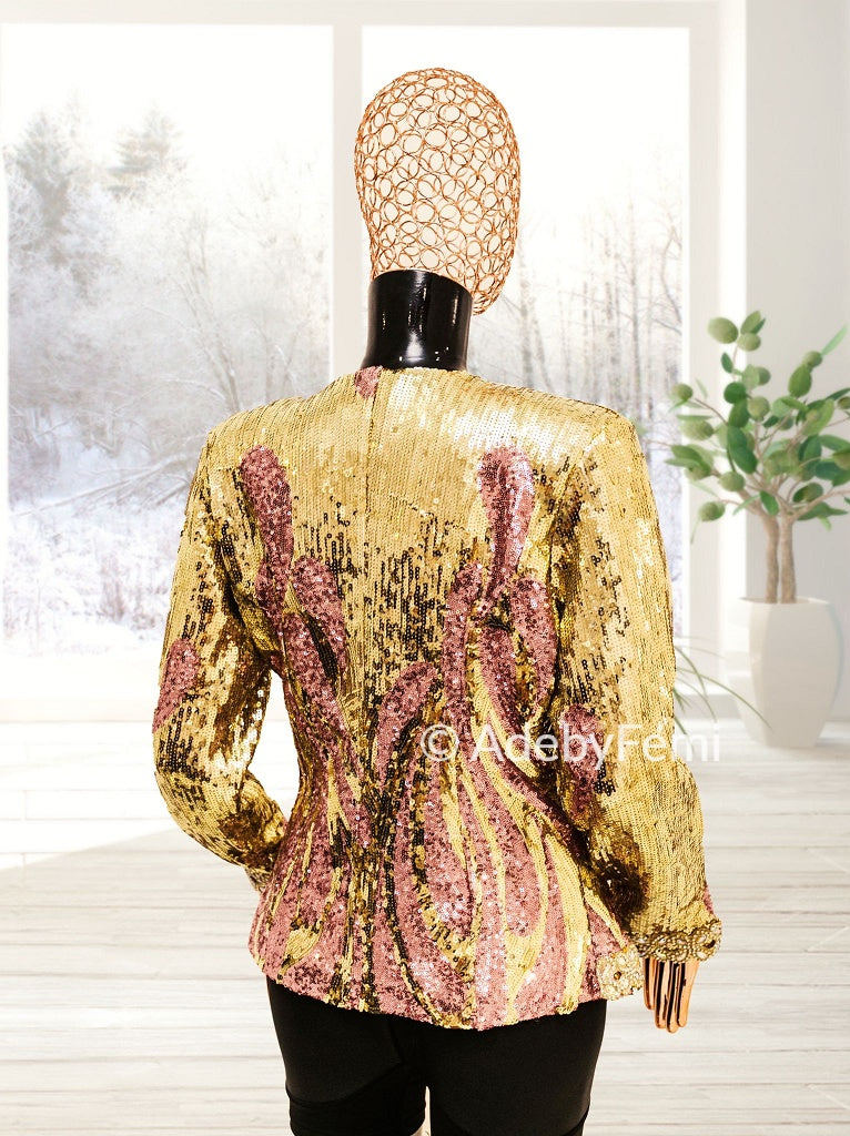 Sunmi jacket back stunning material