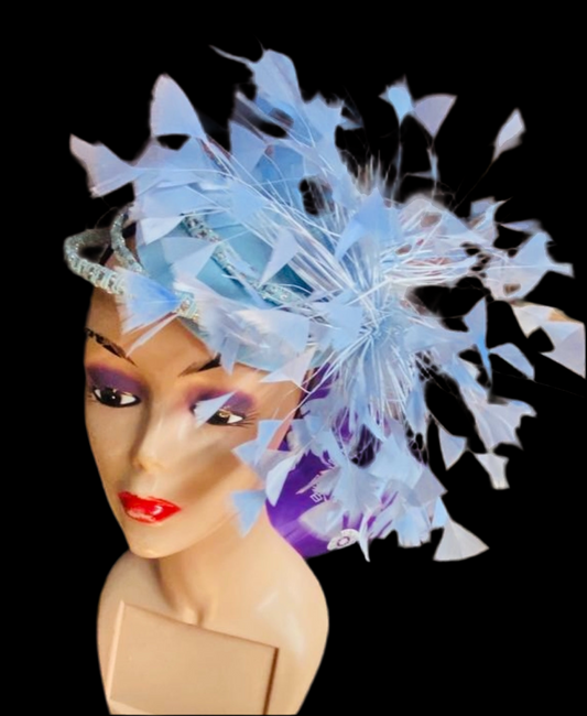 Swarm Fascinator (Baby Blue)